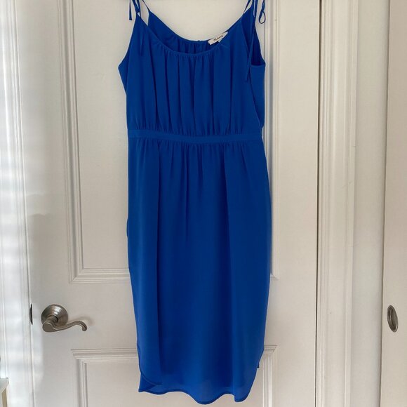 Madewell tie strap blue sundress 12 - Picture 4 of 16